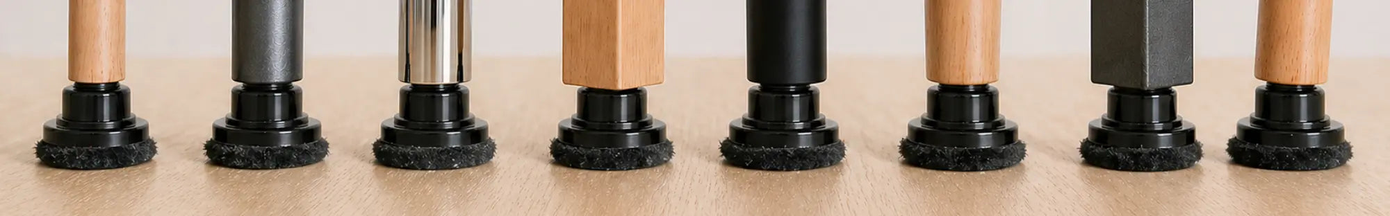 Stoelpootdoppen die krassen en slijtage helpen voorkomen